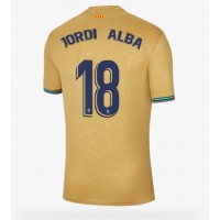 Dres Barcelona Jordi Alba #18 Gostujuci 2022-23 Kratak Rukav